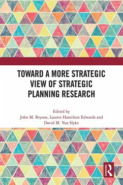 Toward a More Strategic View of Strategic Planning Research (eBook, PDF)