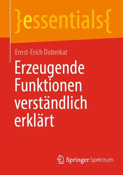Erzeugende Funktionen verständlich erklärt (eBook, PDF)