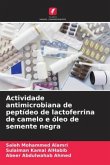 Actividade antimicrobiana de peptídeo de lactoferrina de camelo e óleo de semente negra
