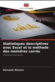 Statistiques descriptives avec Excel et la méthode des moindres carrés