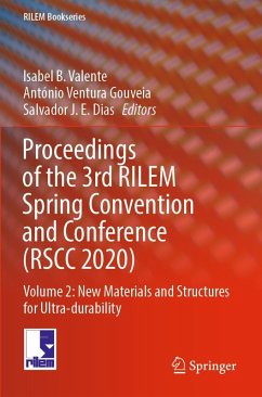 Proceedings of the 3rd RILEM Spring Convention and Conference (RSCC 2020)