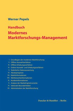 Handbuch Modernes Marktforschungs-Management. - Pepels, Werner