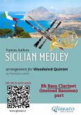 Bb Bass Clarinet (instead Bassoon) part: &quote;Sicilian Medley&quote; for Woodwind Quintet (fixed-layout eBook, ePUB)