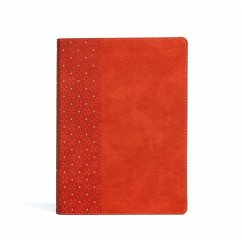 Cover CSB Study Bible, Coral Leathertouch