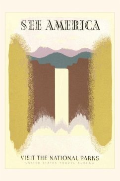 Vintage Journal See America National Parks Poster