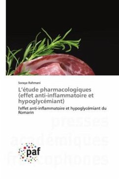 L¿étude pharmacologiques (effet anti-inflammatoire et hypoglycémiant) - Rahmani, Soraya