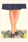 Vintage Journal Legs of Giantess in Garden Vintage Journal Legs of Giantess in Garden