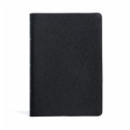 KJV Large Print Thinline Bible, Black Genuine Leather, Indexed