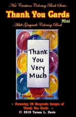 New Creations Coloring Book Series: Thank You Cards Mini - Davis, Teresa