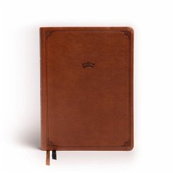 NASB Tony Evans Study Bible, Brown Leathertouch - Evans, Tony; Holman Bible Publishers