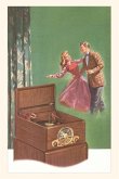 Vintage Journal Forties Couple Dancing to Record Player