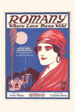 Vintage Journal Sheet Music for Romany