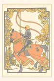 Vintage Journal Art Nouveau Knight on Charger