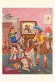 Vintage Journal Kids Playing Cowboys