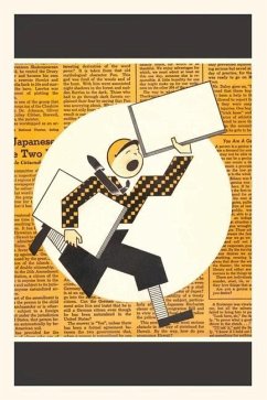 Vintage Journal Yelling Newsboy