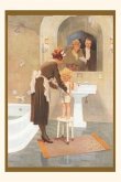 Vintage Journal Nanny Bathing Child