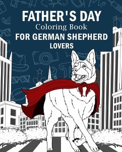 Father's Day Coloring Book for German Shepherd Lovers - Paperland