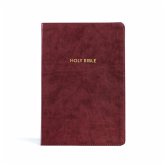 KJV Rainbow Study Bible, Burgundy Leathertouch