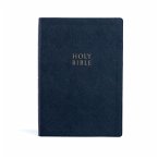 CSB Super Giant Print Reference Bible, Navy Leathertouch, Indexed