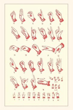 Vintage Journal Sign Language Alphabet