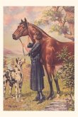 Vintage Journal Woman with Horse