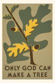 Vintage Journal Only God Can Make a Tree