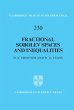 Fractional Sobolev Spaces and... - Bild 1