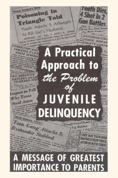 Cover Vintage Journal Juvenile Deliquency Clippings