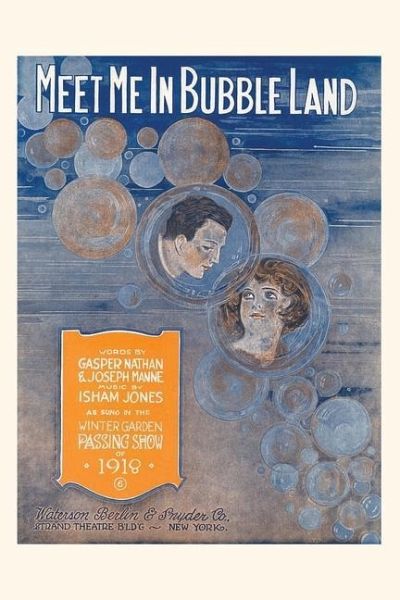 Vintage Journal Sheet Music for Meet Me in Bubble Land Vintage Journal Sheet Music for Meet Me in Bubble Land