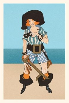 Vintage Journal Lady Pirate with Tattoo