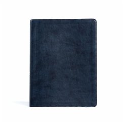 Cover CSB Verse-By-Verse Reference Bible, Navy Leathertouch