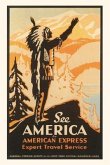 Vintage Journal See America Travel Poster