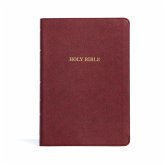 KJV Large Print Thinline Bible, Burgundy Leathertouch