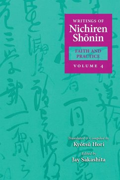 Writings of Nichiren Shonin Faith and Practice