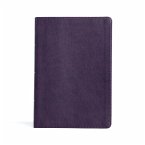 KJV Large Print Thinline Bible, Plum Leathertouch