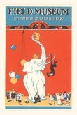 Vintage Journal Poster for Field Museum with Circus Elephant