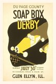 Vintage Journal Soap Box Derby, Glen Ellyn, Illinois Poster