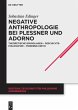 Negative Anthropologie bei Plessner und... - Bild 1