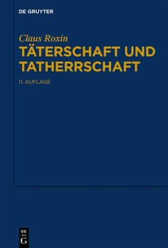 Cover Täterschaft und Tatherrschaft (eBook, ePUB)