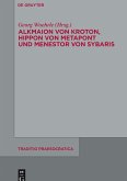 Alkmaion von Kroton, Hippon von Metapont und Menestor von Sybaris (eBook, PDF)