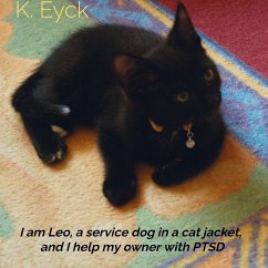 I'm Leo, a service dog in a cat jacket, and I'm helping my owner with PTSD - Eyck, K.