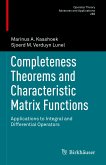 Completeness Theorems and Characteristic Matrix Functions (eBook, PDF)