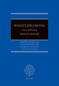 Whistleblowing - Lewis, Jeremy; Bowers Qc, John; Fodder, Martin; Mitchell, Jack
