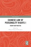Chinese Law of Personality Rights I (eBook, ePUB)