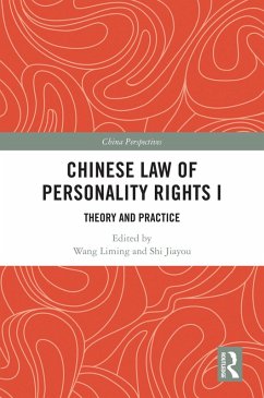 Chinese Law of Personality Rights I (eBook, ePUB)