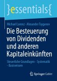 Die Besteuerung von Dividenden und anderen Kapitaleinkünften (eBook, PDF)
