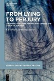 From Lying to Perjury (eBook, PDF) From Lying to Perjury (eBook, PDF)