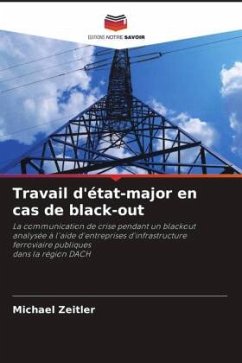 Travail d'état-major en cas de black-out - Zeitler, Michael