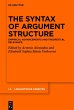 The Syntax of Argument Structure... - Bild 1