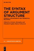 The Syntax of Argument Structure (eBook, PDF)